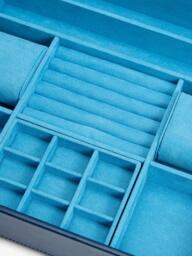 WOLF Sophia Leather Jewellery Box with Window - thumbnail 5