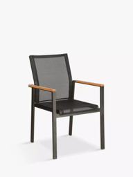 Barlow Tyrie Aura 8-Seater Teak Wood Garden Dining Table & Chairs Set, Charcoal/Natural - thumbnail 3