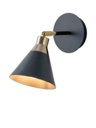 houseof Cone Wall Light, Charcoal