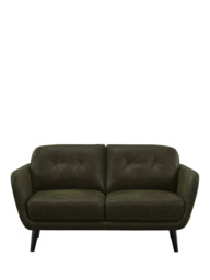 John Lewis Arlo Small 2 Seater Leather Sofa, Dark Leg - thumbnail 5