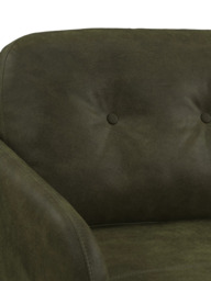 John Lewis Arlo Small 2 Seater Leather Sofa, Dark Leg - thumbnail 6