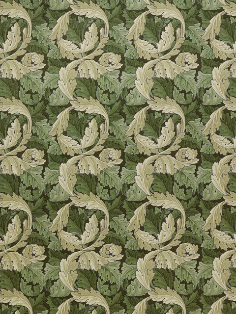 William Morris At Home Larkspur Made to Measure Curtains or Roman Blind, Nettle - image 1
