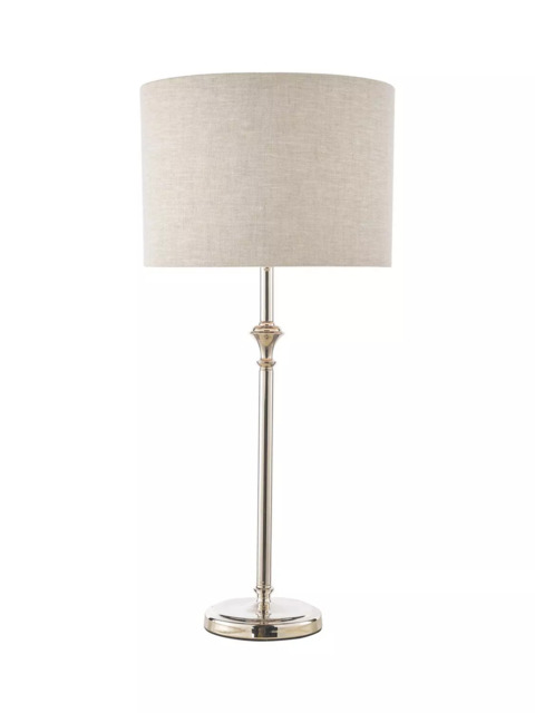 Laura Ashley Highgrove Table Lamp, Polished Nickel - image 1