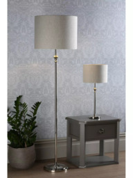 Laura Ashley Highgrove Table Lamp, Polished Nickel - thumbnail 5