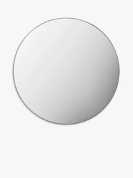 Gallery Direct Bowie Round Metal Frame Mirror, 80cm - thumbnail 1