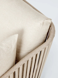 John Lewis Flat Rope Weave 2-Seater Garden Sofa - thumbnail 4