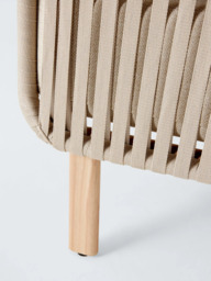John Lewis Flat Rope Weave 2-Seater Garden Sofa - thumbnail 5