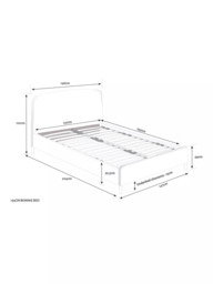 John Lewis Bonnie Upholstered Bed Frame, Double - thumbnail 6