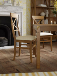 Laura Ashley Balmoral Pair of Dining Chairs, Honey - thumbnail 6