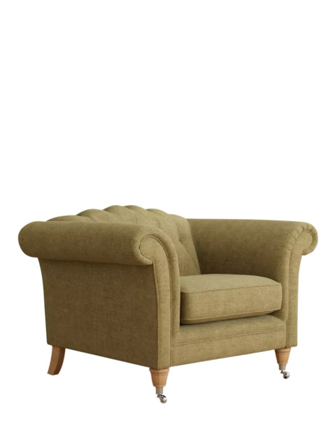 Laura Ashley Gloucester Armchair, Oak Leg - image 1
