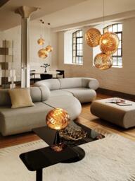 Tom Dixon Whirl Table Lamp, Gold/Black - thumbnail 3