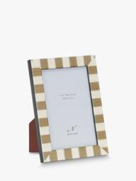 "Neptune Montpellier Wood Photo Frame, 4 x 6"" (10 x 15cm), Green/White" - thumbnail 2