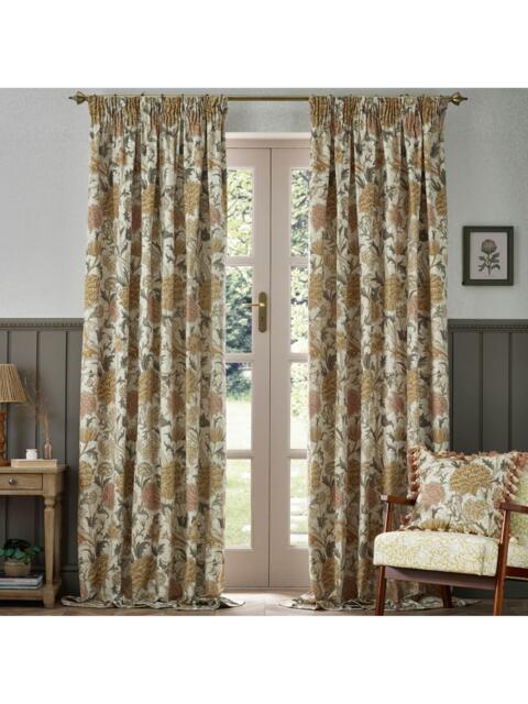 Morris & Co. Cray Pair Lined Pencil Pleat Curtains - image 1