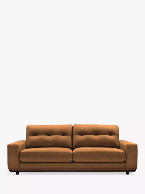 G Plan Vintage The Seventy One Large 3 Seater Leather Sofa - image 1