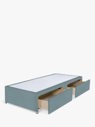 John Lewis Non-Sprung Upholstered 2 Drawer Divan Base, Single - thumbnail 2
