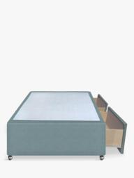 John Lewis Non-Sprung Upholstered 2 Drawer Divan Base, Single - thumbnail 4