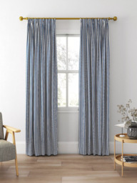 Clarke & Clarke Belgravia Made to Measure Curtains or Roman Blind, Navy/Rouge - thumbnail 5