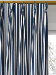 Clarke & Clarke Belgravia Made to Measure Curtains or Roman Blind, Navy/Rouge - thumbnail 4