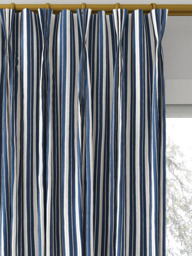Clarke & Clarke Belgravia Made to Measure Curtains or Roman Blind, Navy/Rouge - thumbnail 6