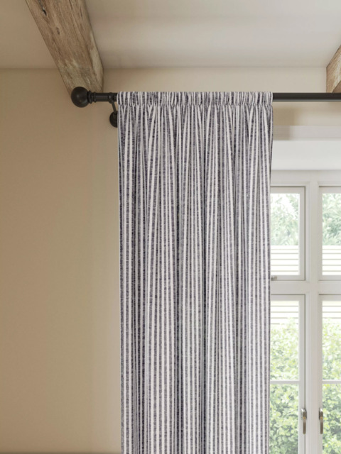 John Lewis Cotton Stripe Slot Top Voile Panel - image 1