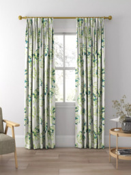 Harlequin Kelapa Made to Measure Curtains or Roman Blind, Emerald/Zest - thumbnail 5