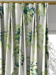 Harlequin Kelapa Made to Measure Curtains or Roman Blind, Emerald/Zest - thumbnail 4