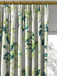Harlequin Kelapa Made to Measure Curtains or Roman Blind, Emerald/Zest - thumbnail 2