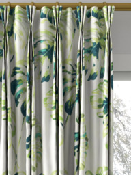 Harlequin Kelapa Made to Measure Curtains or Roman Blind, Emerald/Zest - thumbnail 6