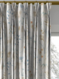 Sanderson Summer Harvest Made to Measure Curtains or Roman Blind, Cornflower/Wheat - thumbnail 6