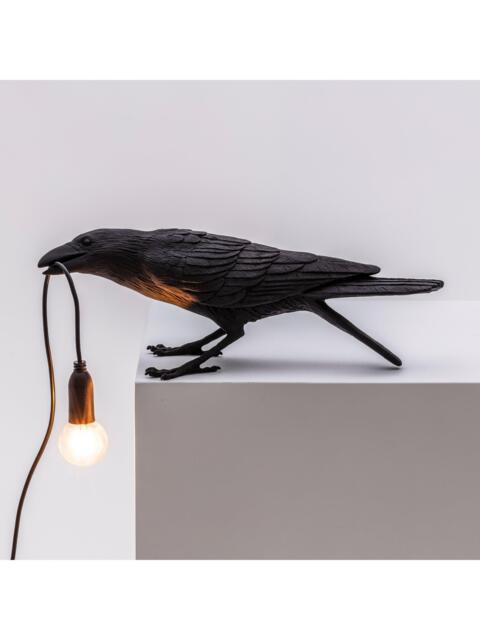 Seletti Bird Playing Table Lamp, Black - image 1