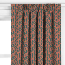 John Lewis Else Weave Made to Measure Curtains or Roman Blind, Cinnabar - thumbnail 2