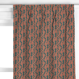 John Lewis Else Weave Made to Measure Curtains or Roman Blind, Cinnabar - thumbnail 4