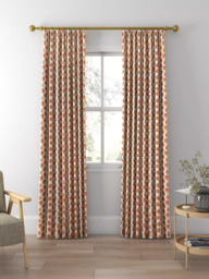 Sanderson Flannery Made to Measure Curtains or Roman Blind, Russet - thumbnail 3