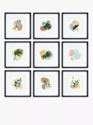 "nielsen Gallery Square Photo Frame Set, 9 Photo, 8 x 8"" (20 x 20cm), Black" - thumbnail 2