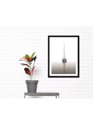 Brookpace Lascelles 'Yacht' Framed Print & Mount, 66 x 52cm, Black/White - thumbnail 3