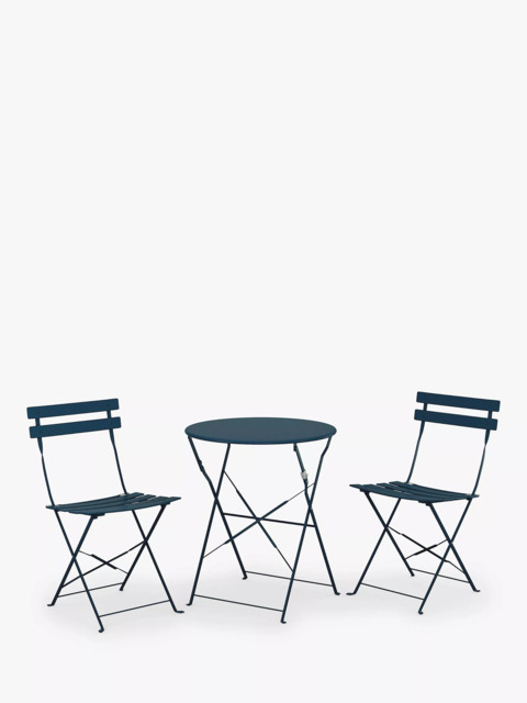 John Lewis Camden 2-Seater Garden Bistro Table & Chairs Set - image 1