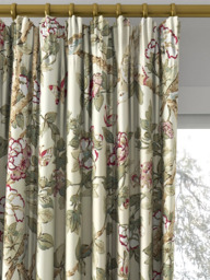 Sanderson Caverley Rose Made to Measure Curtains or Roman Blind, Rose/Pewter - thumbnail 2