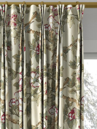 Sanderson Caverley Rose Made to Measure Curtains or Roman Blind, Rose/Pewter - thumbnail 6