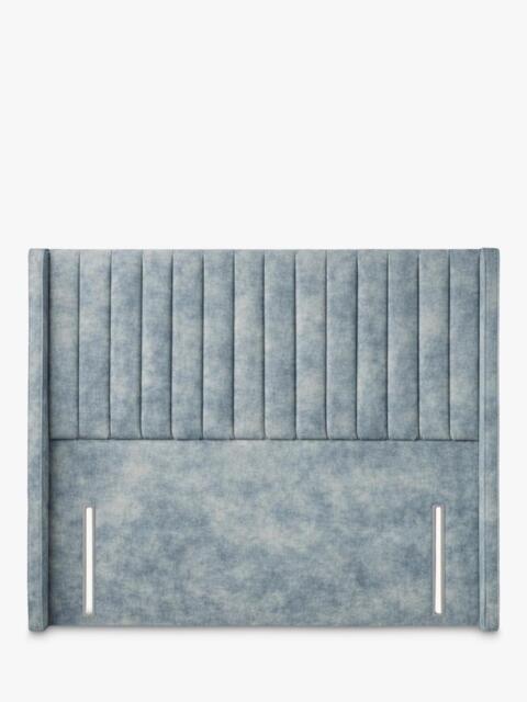 John Lewis Belgravia Winged Full Depth Upholstered Headboard, Emperor