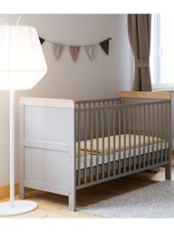 Little Acorns Classic Two-Tone Cotbed - thumbnail 1