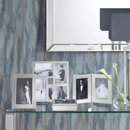 John Lewis Wide Border Double Photo Frame, Silver Plated - thumbnail 4