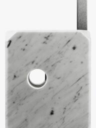 Flos Arco Carrara Marble Base Floor Lamp, Grey Steel - thumbnail 6