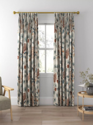 Sanderson Owlswick Made to Measure Curtains or Roman Blind, Teal - thumbnail 5