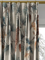 Sanderson Owlswick Made to Measure Curtains or Roman Blind, Teal - thumbnail 4