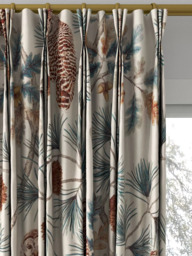 Sanderson Owlswick Made to Measure Curtains or Roman Blind, Teal - thumbnail 6