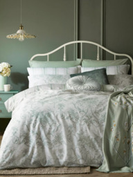 Laura Ashley Tuileries Reversible 200 Thread Count Cotton Duvet Cover Set - thumbnail 1