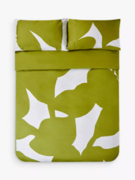 Jasper Conran London 300 Thread Count Floral Leaf Print Duvet Cover Set - thumbnail 3