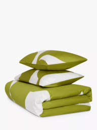Jasper Conran London 300 Thread Count Floral Leaf Print Duvet Cover Set - thumbnail 4