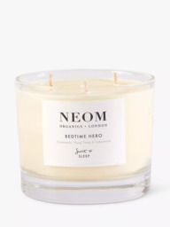 NEOM Wellbeing London Bedtime Hero 3 Wick Scented Candle, 420g - thumbnail 1