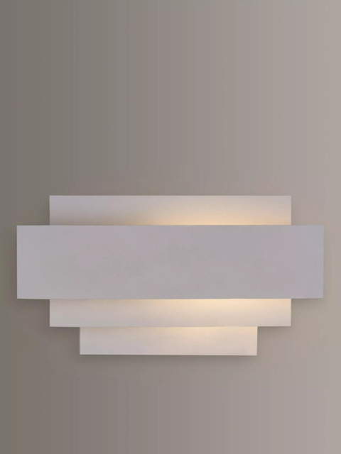 John Lewis Mezze Metal Wall Light, White - image 1